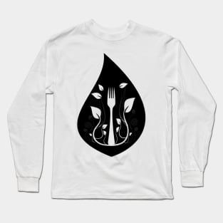 Go Vegan Organic Food Long Sleeve T-Shirt